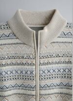 Heritage Fair Isle Zip Cardigan - Image 2