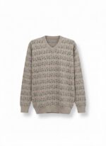 Heritage Knit V-Neck Pullover Copy - Image 2