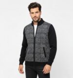 The Modern Plaid Zip Knit