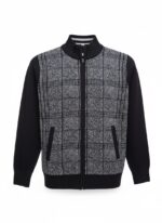 The Modern Plaid Zip Knit - Image 3