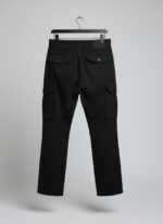 Black Multi-Pocket Straight-Leg Cargo - Image 4