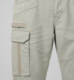 Modern Tailored Cargo Pants in Sage Green - Image 4