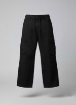 Drawstring Wide-Fit Cargo Pants