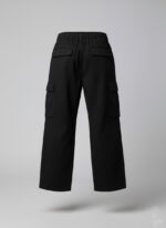 Drawstring Wide-Fit Cargo Pants - Image 3