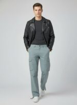 Relaxed Fit Sage Green Cargo Pants - Image 2